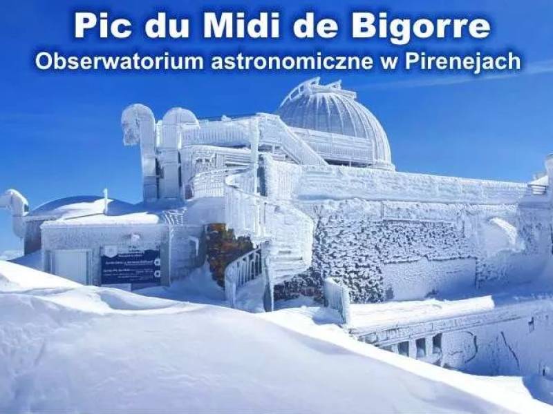 Obserwatorium astronomiczne w Pirenejach Pic du Midi de Bigorre